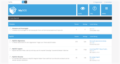 Desktop Screenshot of foren.myoos.de